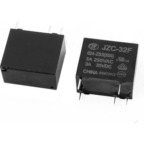 50PCS JZC-32F 24V Power Relays JZC-32F-024-ZS3 3A 250VAC 5PIN Original New relay