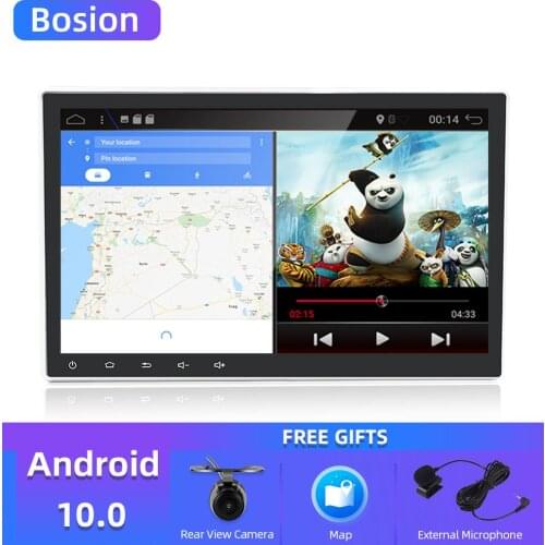 Bosion Android 10 Car radio Stereo for Universal car dvd player GPS navigation bluetooth 2 Din 10.1'' Car Multimedia player