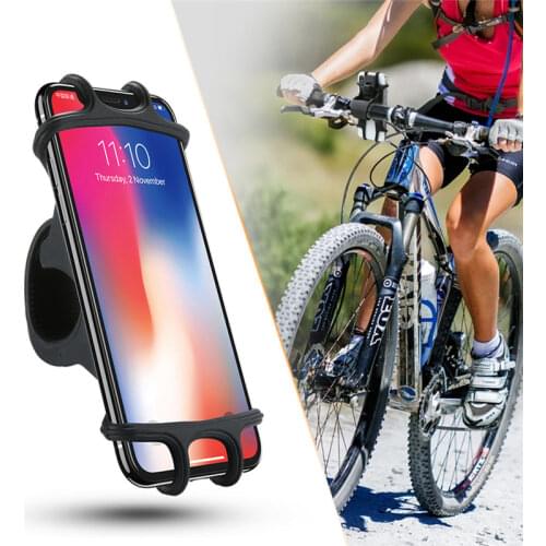 Bicycle Phone Holder for iPhone Samsung Universal Mobile Cell Phone Bicycle Handlebar Clip Mount Mount GPS Support Cell Phone