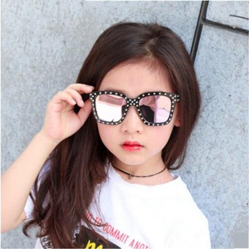 Diamond kids sunglasses Children Sun Glasses Baby Eyeglasses Boys Girls UV400 Outdoor Decoration