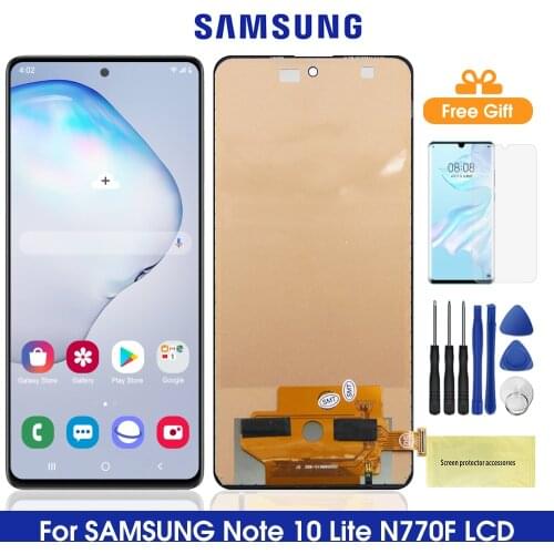Note10 Lite N770 Lcd For Samsung Galaxy Note 10 Lite Lcd Display Touch Screen Digitizer Parts For Samsung N770F/DS N770F/DSM Lcd