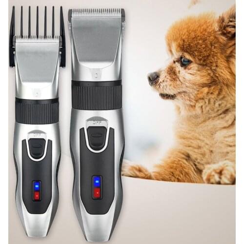 Professional Pet Dog Electric Clippers Grooming Kit Quiet Hair Trimmer Rechargeable Clippers for Horse Dogs Cats Pet Supply C42