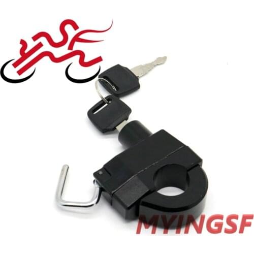 25mm Handlebar Helmet Lock For HARLEY STREET Bob 500 750/ Roadster 1200/ Softail Deluxe/ WIDE GLIDE/ FORTY-EIGHT/ SUPERLOW