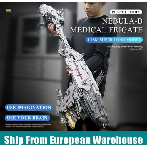 Mould King 21001 MOC UCS Nebulon-B Medical Frigate Model Compatible Star Toy Wars Building Blocks Bricks As Kids Christmas Gift