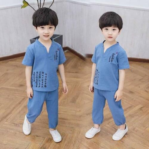 New Fashion 2020 Summer Boys Clothing Sets T-shirt+Short 2Pcs For Casual Kids Clothes Suits For Age 18M 2 3 4 5 6 8 10 Year