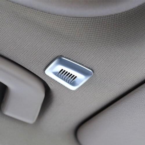 Chrome Interior Roof Dome Microphone Trim Decorative Cover Sequin for BMW 1 3 4 5 6 Series F30 F15 F12 F25 F10 F06 X3 X5
