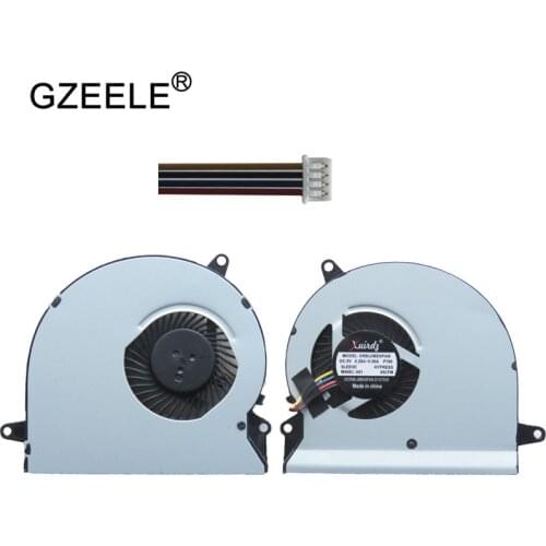 GZEELE new Laptop cpu cooling fan for ASUS U56 U56E U56E-RAL9 Notebook Cpu Cooler Fan 4 Line Radiator
