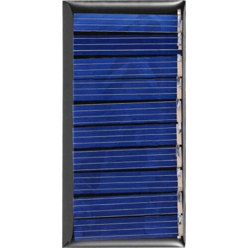 Solar Cell Module 5V 50mA Solar Panel Polycrystalline Silicone Epoxy Mini Battery Powered Models Solar Panel Charger