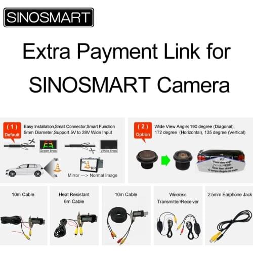 NOT Single Selling!! Extra Payment Link for option of SINOSMART Camera only