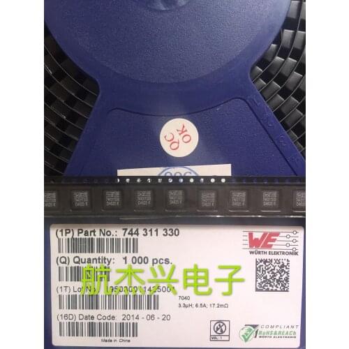 Original new 100% 744311330 integrated inductor large current 7040 7*7*4 3.3UH current 6.5A