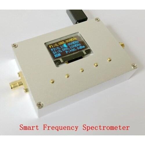 10MHz-6Ghz Handheld Spectrum Analyzer Frequency Spectrometer RF Source Power Meter For FM WIFI VHF UHF RF Ham Radio Amplifier