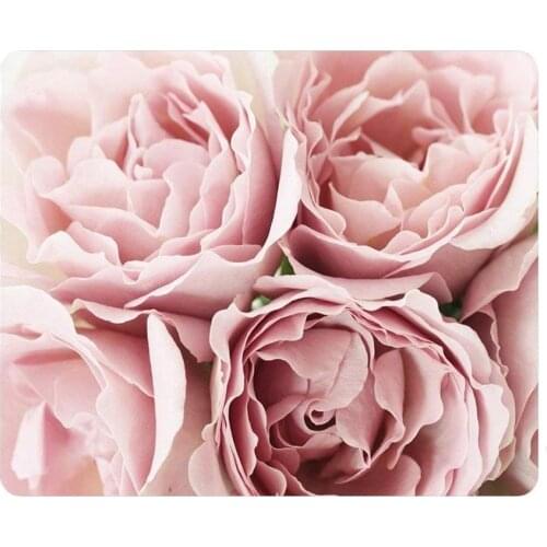 Durable Fashion High-Quality Unilateral Printing Floral Print Rectangle Non-Slip Soft Wrist Cushion Pad Pc Gaming Mouse Mat