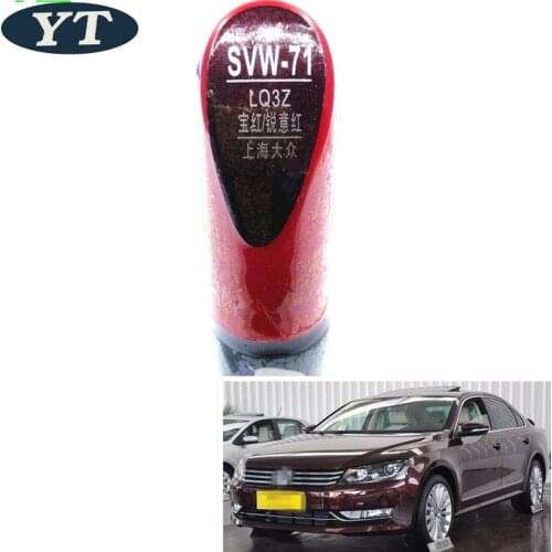 Car scratch repair pen, auto painting pen RED color for volkswagen polo golf 6,7 touran passat tiguan CC ,car painting pen