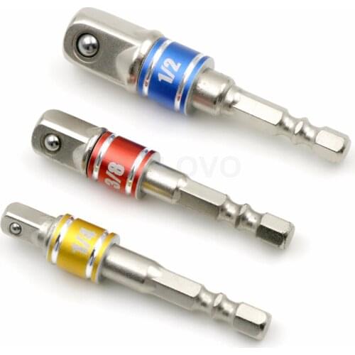 Power Hand Tools Sockets Adapter set Hex Square Nuts Driver Drill Impact Socket Extension Bit Adapter Socket Wrench