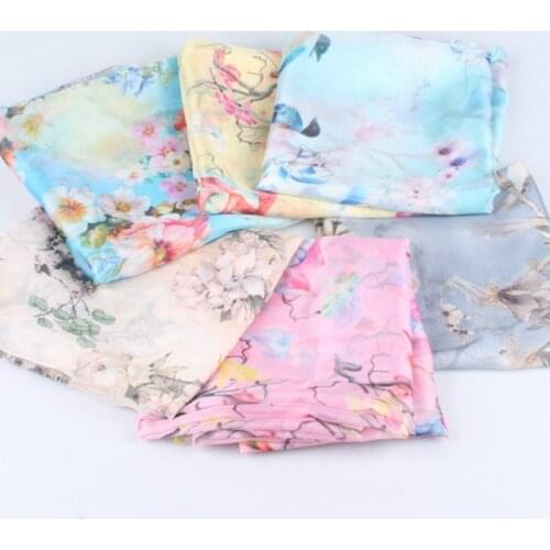 Dress Chiffon 30D Fabric Beach Skirt Scarf Ribbon Shirt Soft Thin DIY Fabric 30D Printed Material