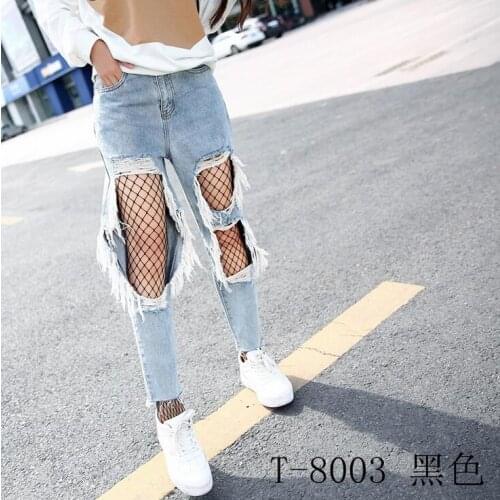 Stylish Sexy Black Pantyhose Nylon Tights Fishnet Strumpfhose Collant Small Big Mesh Hollow Medias Panties Woman Fast Sale CI279
