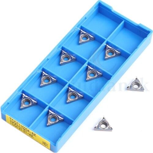 TCGT110202-AK TCGT110204-AK H01 Carbide Inserts TCGT110208-AK H01 Inner Hole Blade CNC Lathe Tool Internal Aluminum Turning Tool