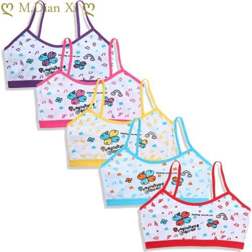 Girls Training Bras Girls Bras Cotton Youth Childrens Underwear Summer Adolescence Girls Underwear