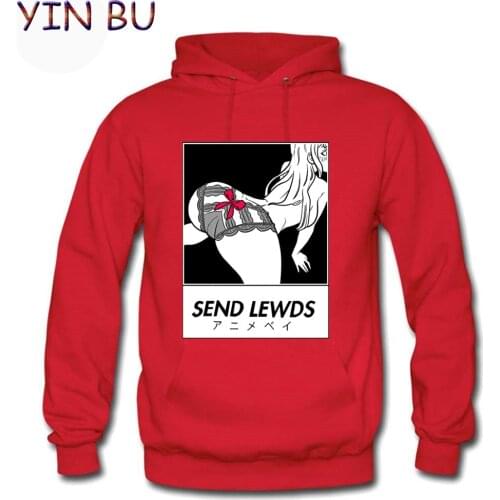 Streetwear Oversized Christmas Hoodie Men Funny Waifu Present Hentai Anime Lewd Sexy Japan Hoodies Sweatshirt Hooded Male M-2XL
