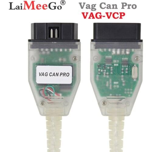 VAG CAN PRO V5.5.1 with FTDI FT245RL OBD2 Diagnostic Interface with Dongle Support Can Bus UDS K Line USB for VW AUDI Skoda Seat
