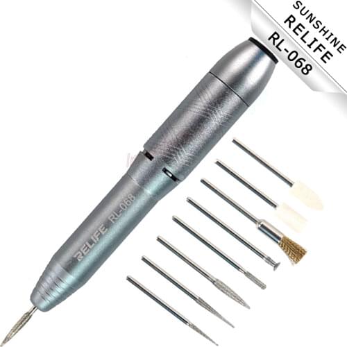 RELIFE RL-068 Mini Polishing Pen Multi-Speed Adjustable Multi-Function Cutting Cleaning Rust Removal CPU Grinding Repair Tool