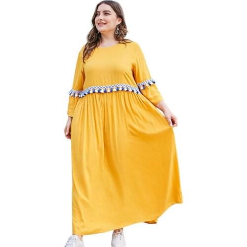 New Oversize summer womens clothing Lace dress loose casual X-long beach dresses Solid Plus size 4XL sweet female vestidos G760