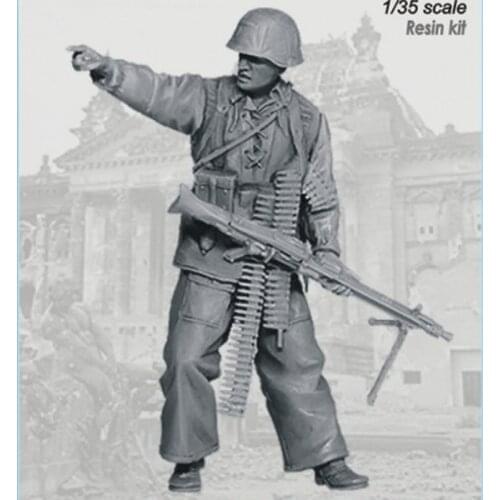 1/35 soldiers Military scene combination resin kit soldiers GK Military theme of WWII Uncoated No colour