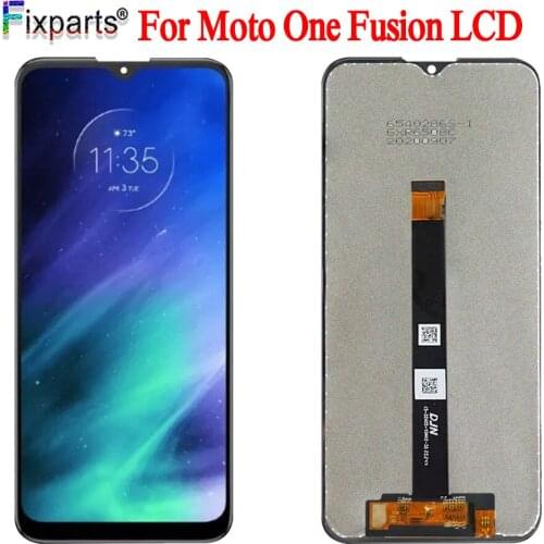 100% test lcd display For Motolora One Fusion LCD Touch Screen Digiziter Assembly Replacement For Moto One Fusion LCD