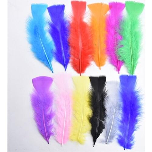 20Pcs/Lot Pheasant Feather Turkey Feathers for Crafts 13-18cm/5-7inch Wedding Feathers for Jewelry Making White Carnival Plumas