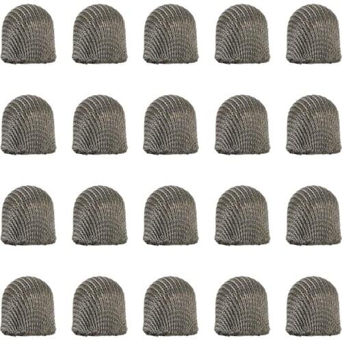 20pcs Conductive Fiber Pen Head High Sensitivity Capacitance Stylus Head (5mmx10+6mmx10)