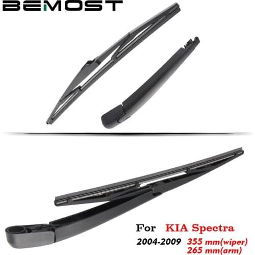 BEMOST Car Rear Windscreen Winshield Wiper Blade Arm Soft Rubber For Kia Spectra 355mm Hatchback 2004 2005 2006 2007 2008 2009