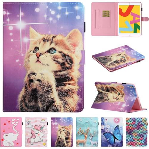 Coque For iPad 9.7 Case Cute Cat Unicorn Giraffe Tablet Funda For iPad Pro 9.7 Case For iPad Air 2 Air 1 iPad 6 5 Funda Child