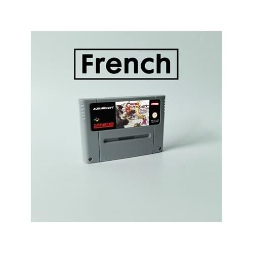 Chrono Trigger - French Language - RPG Game Card EUR Version English