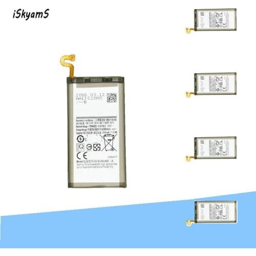 ISkyamS 5pcs 3000mAh EB-BG960ABE Replacement Battery For Samsung GALAXY S9 G960F SM-G960 G9600 Good Quality Phone Battery