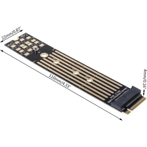 M.2 NVME Extend Protection Card 2280 to 22110 SSD DIY Power-off Protection Plate
