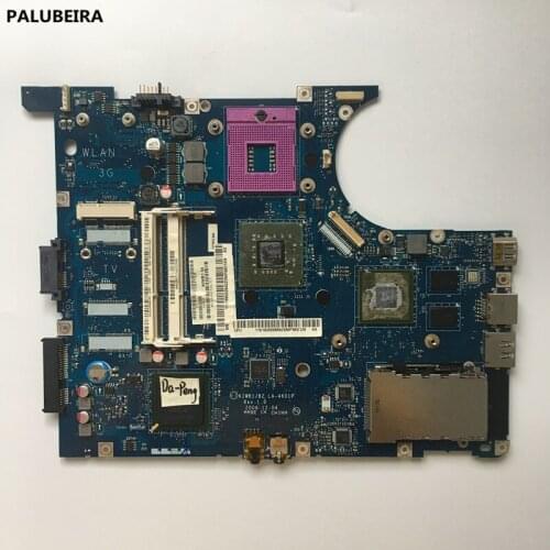 PALUBEIRA KIWB1 B2 LA-4601P Laptop motherboard for Lenovo Ideapad Y550 Y550A mainboard NVIDIA PM45 512MB Tested Work perfect