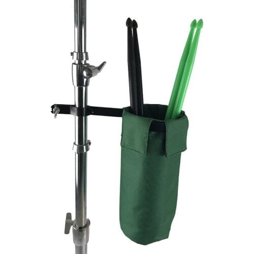 Oxford Sponge Drumstick Holder Thicken Portable Stable Bag Container Clamp Clip on Drum Stick Metal Holder Parts Accessories