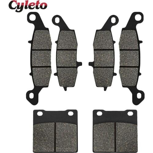 Cyleto Motorcycle Front Rear Brake Pads for Suzuki GSX600F GSX 600 F Katana GSX750F GSX 750F GSF600 GSF600S GSF 600 Bandit SV650
