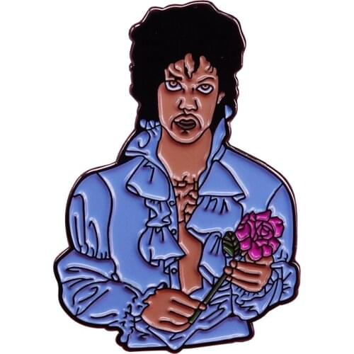 Sexiest Prince badge music fandom kitsch flair art addition