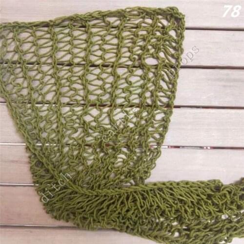 Newborn Photography Props Milk Cotton Handmade Knitted Blanketg
