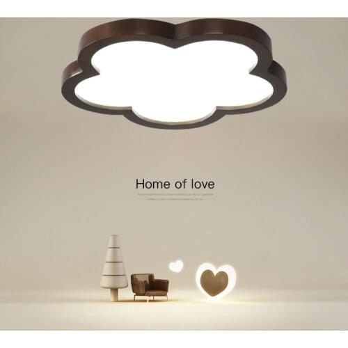 Real Wood LED Chandeliers Indoor Lights For Study Bedroom Hall Living Restaurant Dining Room lighting Home Lustre Wooden Lamps