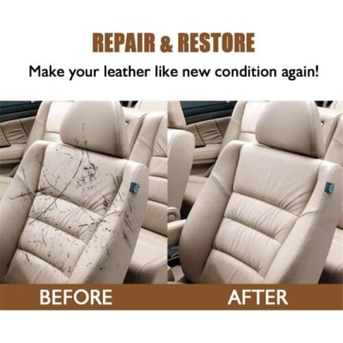 20ml Leather Repair Gel Cleaner Advanced Leather Renovation Repair Cream Car Seat Home Sofa Dashboard Coat Repair Tool