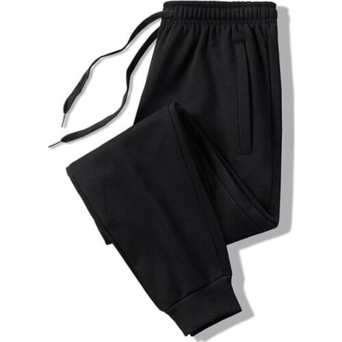 2021 Women Spring Casual Sports Solid Male Gym Cotton Joggers Sweat Casual Pants Trousers