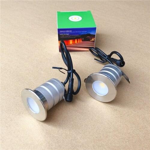 3W Mini LED Underground Light Waterproof Stainless Steel 5630 Aluminum IP67 12V/24VDC COB LED Buried Lamp Outdoor Lighting