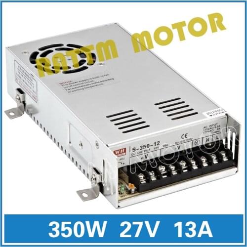 350W 27V Switch Power Supply DC power S-350-27 13A CNC Router Single Output Foaming Mill Cut Laser Engraver Plasma