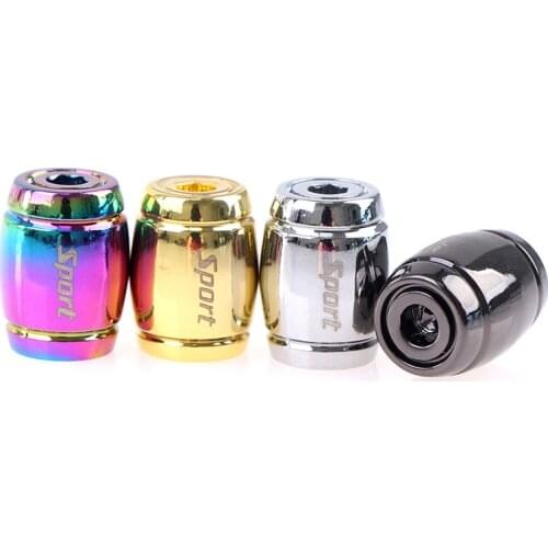 4pcs/1Set Anti-theft Sport Tire Valve Dust Caps Dustproof Tire Cap Valve Stem Caps For Bike,Cars , Moto