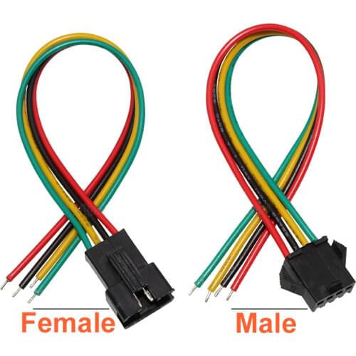 5pairs 2p 3p 4p 5p led JST SM connector Male+female JST SM Plug Connector Driver CCTV Wire led strip wire cable connector