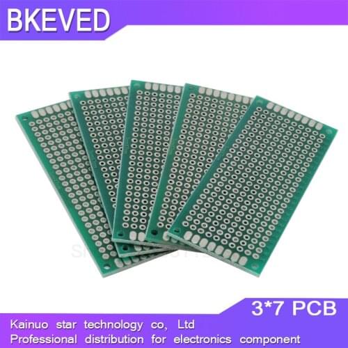 5pcs 3x7cm 3*7 Double Side Prototype PCB diy Universal Printed Circuit Board