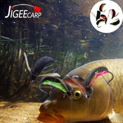 6pcs Carp Fishing Fly Boatman & Back Swimmers Carp Lures Artificial EVA POP Up Bait Fishing Lure For Carp Catfish