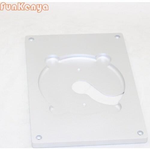 230*160mm Aluminum CDM4 DIY Tray Movement Tray Push Cover Daldheaded